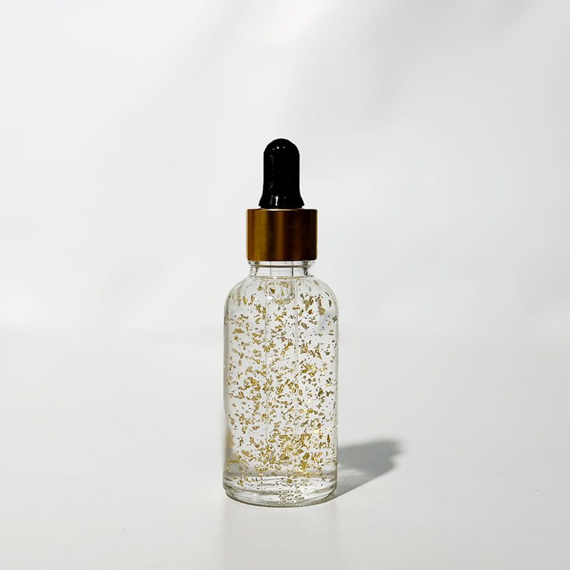 24K Gold Flake Serum with Peptides & Rose Oil