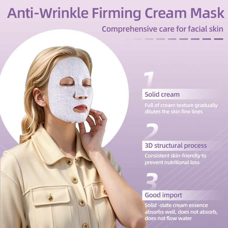 Drip-Free Cream Facial Mask – Moisturizing & Firming