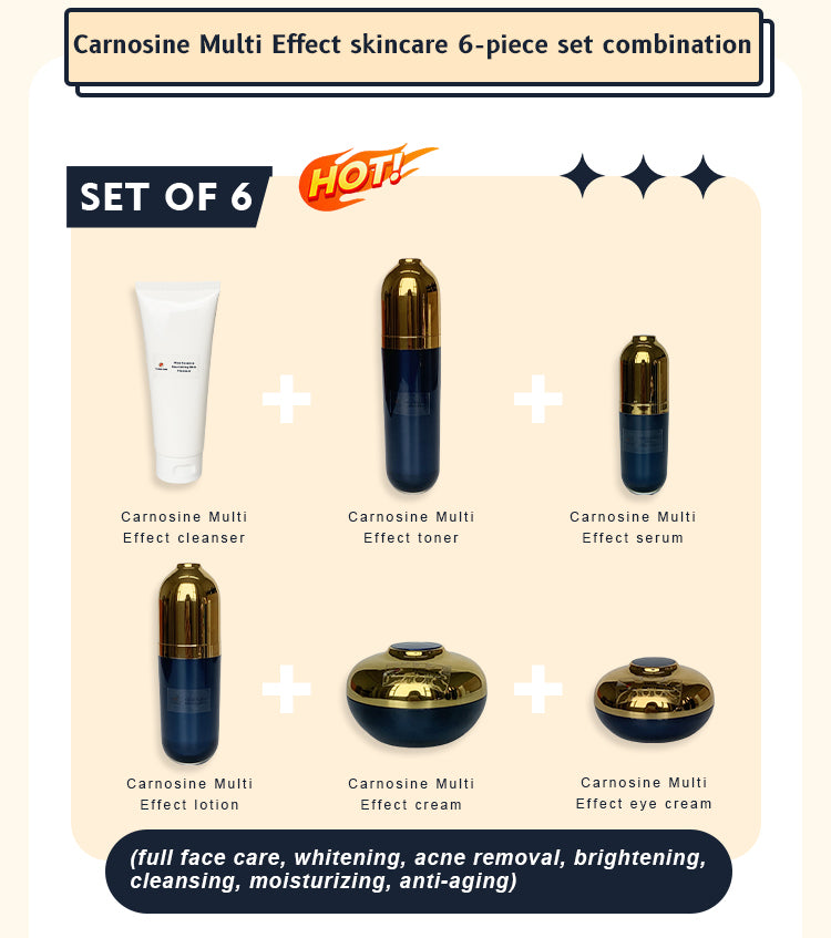6-Step Skin Care Set - Firmer Look with Carnosine