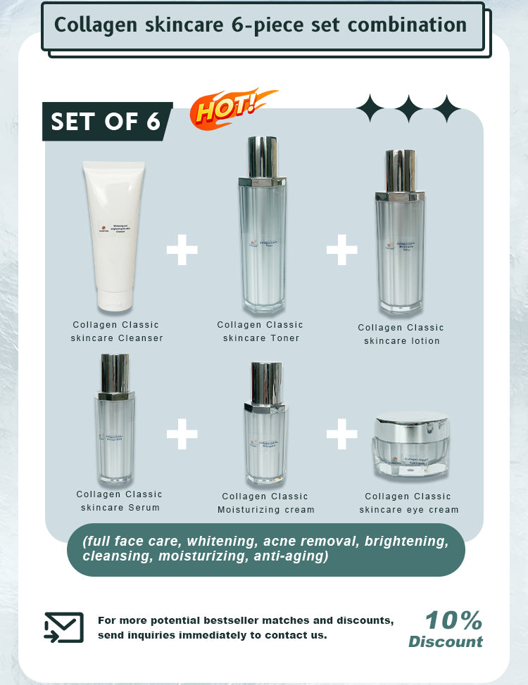 6-Step Skin Care Set - Firming with Collagen & Peptides