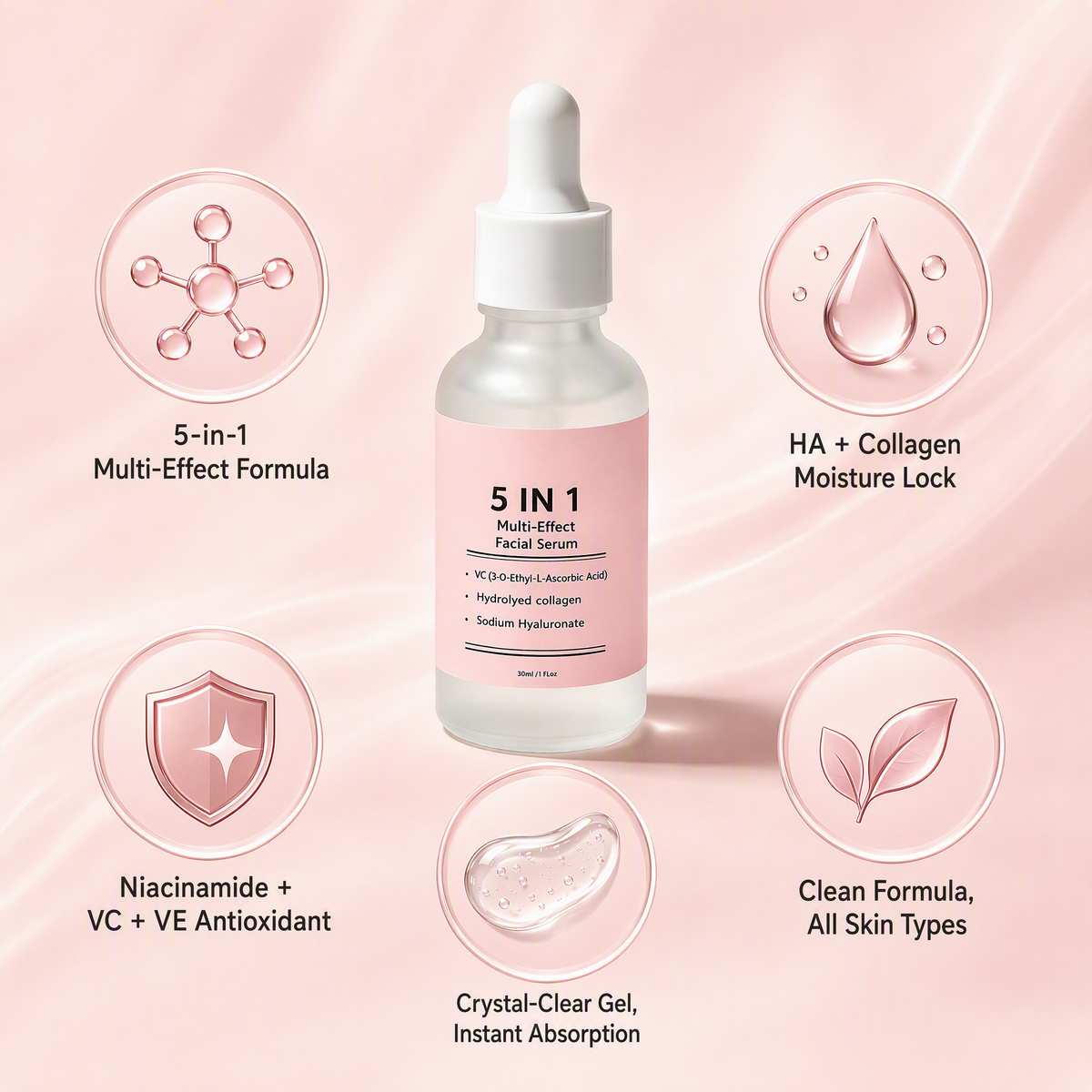 5-in-1 Hyaluronic Acid Intense Hydration Serum