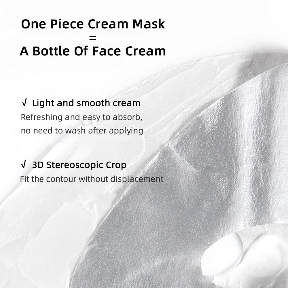 Drip-Free Cream Facial Mask – Moisturizing & Firming