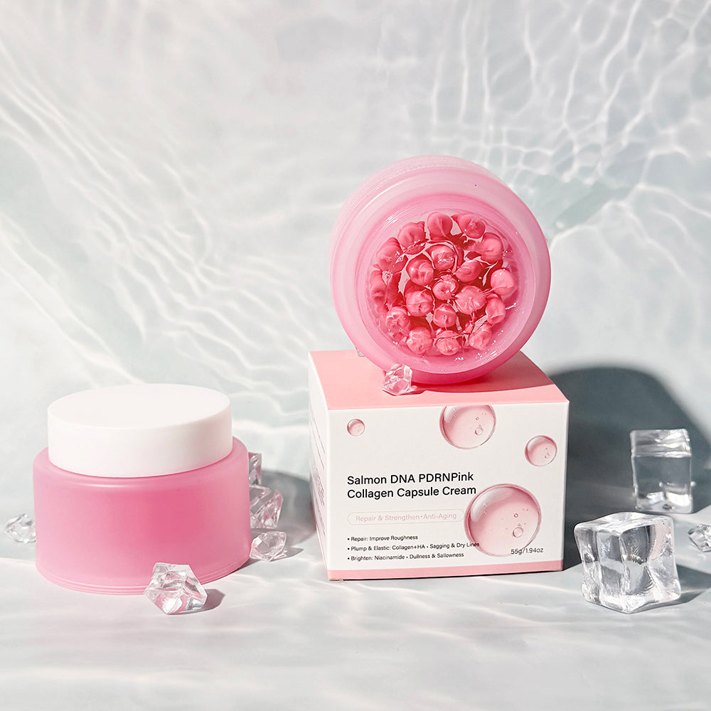 Salmon DNA PDRN Pink Collagen Capsule Night Cream