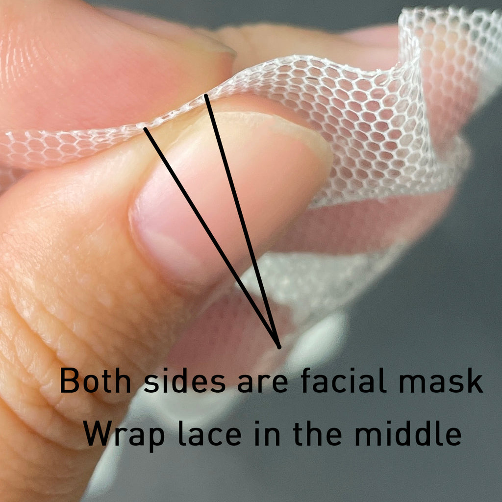 2-Layer Lace Crystal Mask – Double Moisturizing