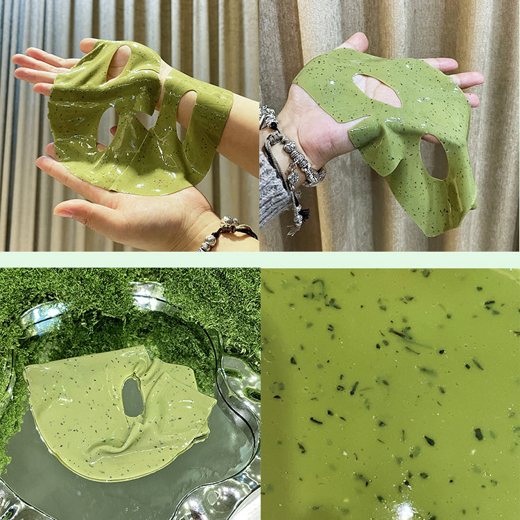 Green Tea Collagen Facial Mask – Firming & Soothing