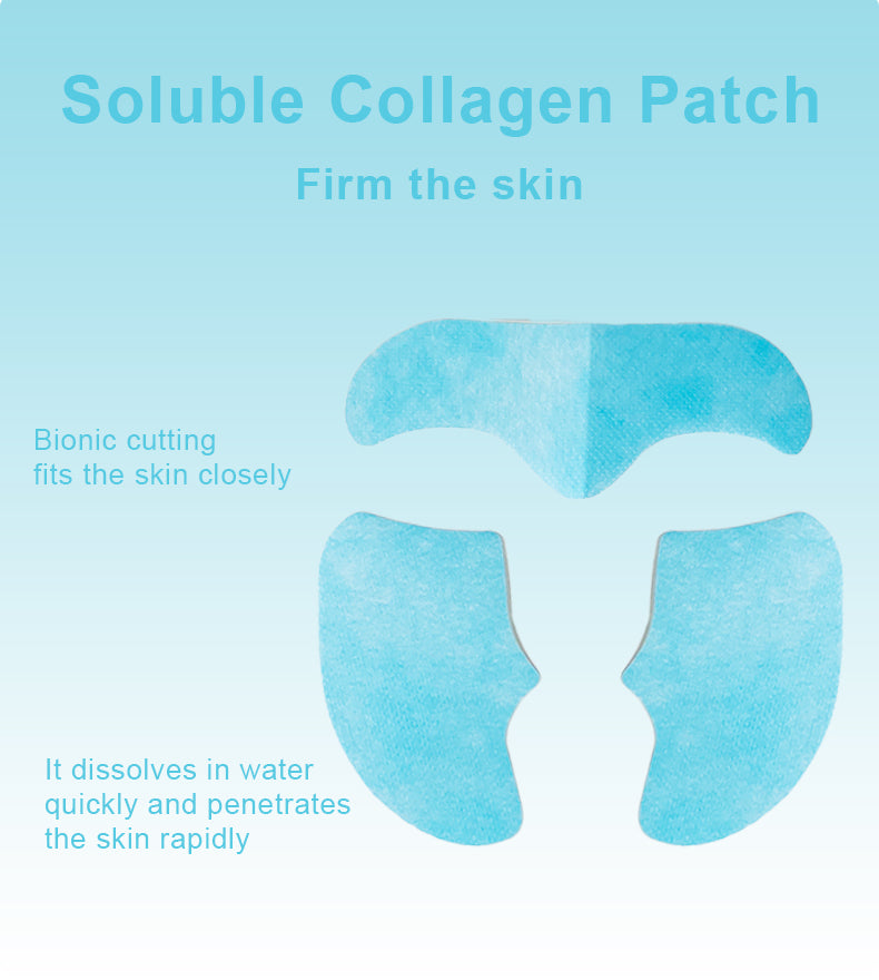 FKY soluble collagen patch - bionic cutting fits the skin closely, dissolves in water quickly