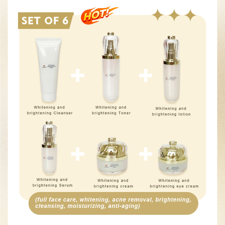 6-Step Skin Care Set - Brightening with Nicotinamide