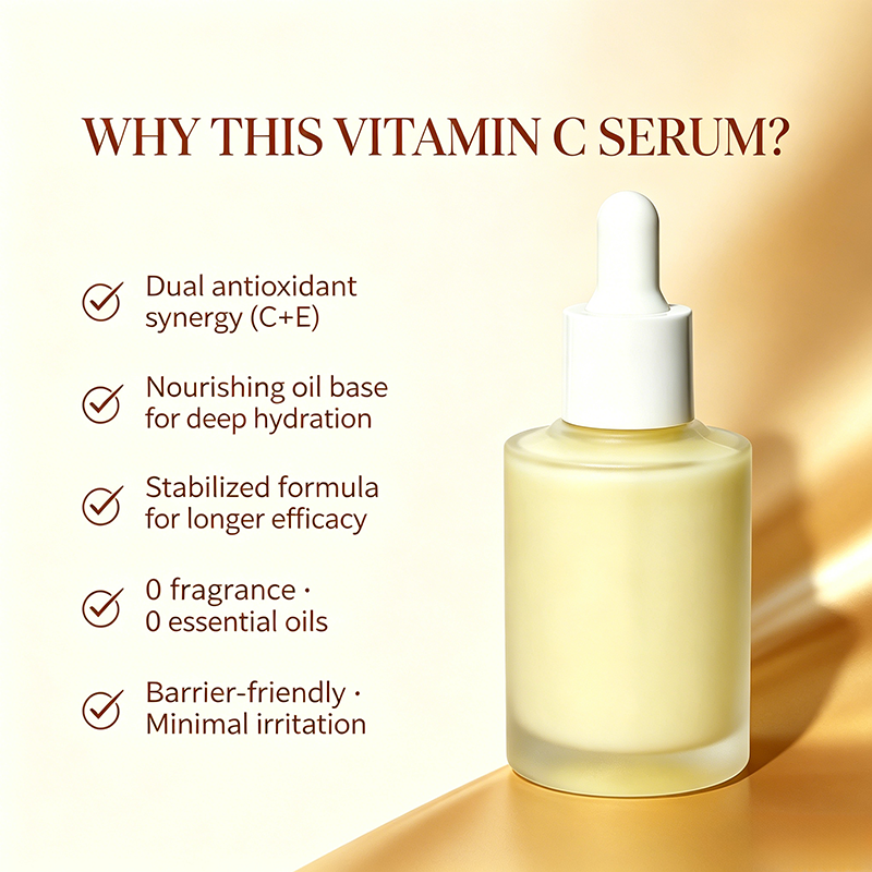 Stabilized Vitamin C + E Dual Antioxidant Serum